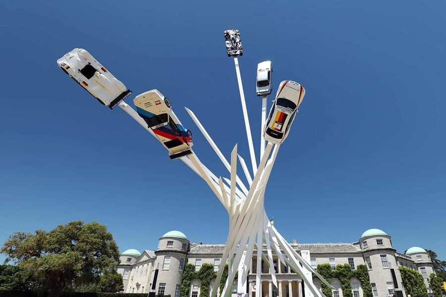 Goodwood bmw m statue