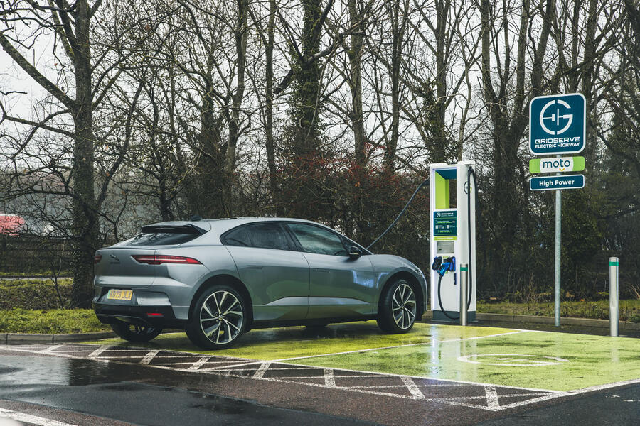 Jaguar i-Pace charging