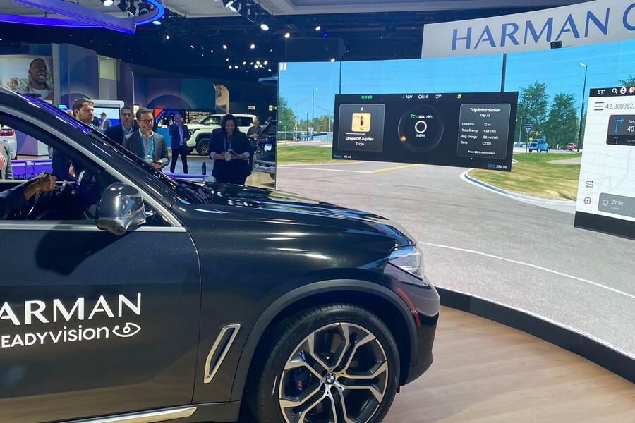 Harman ready vision demonstration navigation ces 2023