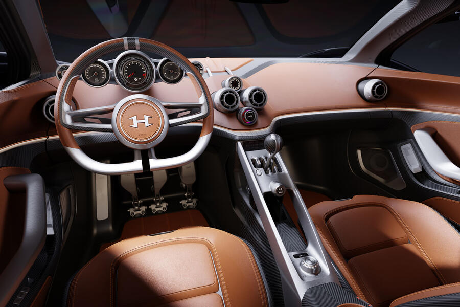 Hennessey Blackbird interior
