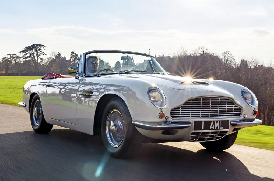 Aston Martin offers 'reversible' electric conversion for classic cars