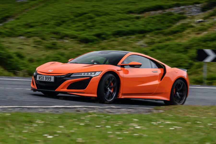 2020 Honda NSX beforehand   cornering