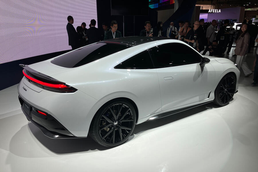 Honda Prelude concept Achterzijde van de autosalon van Tokyo
