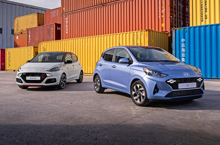 Hyundai i10 facelift â€“ front