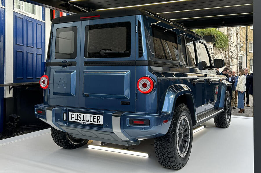 Ineos Fusilier rear quarter