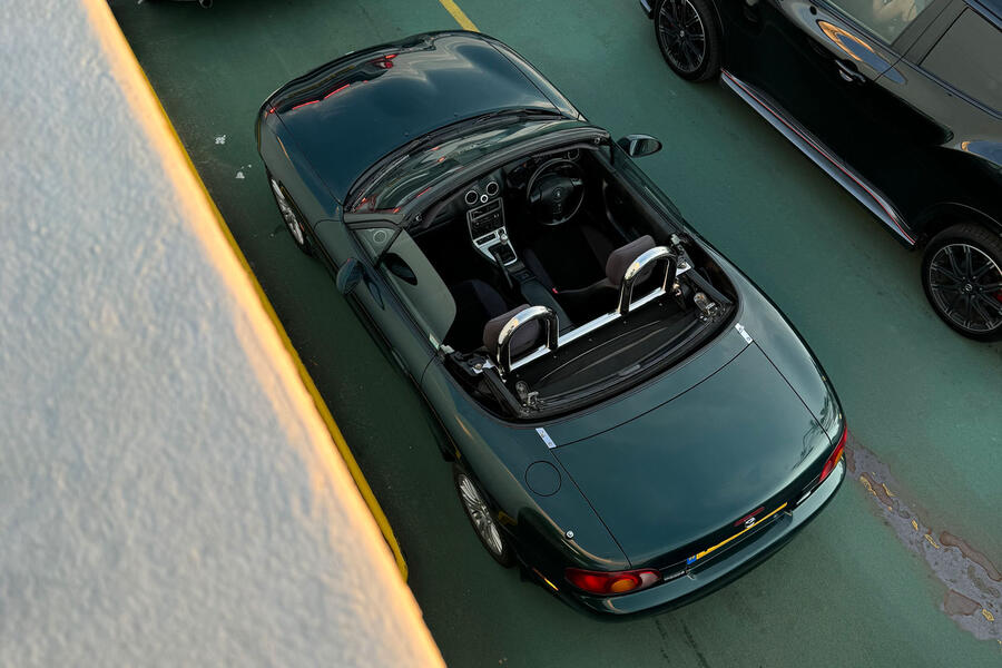 Jack Harrison Mazda MX5 on ferry