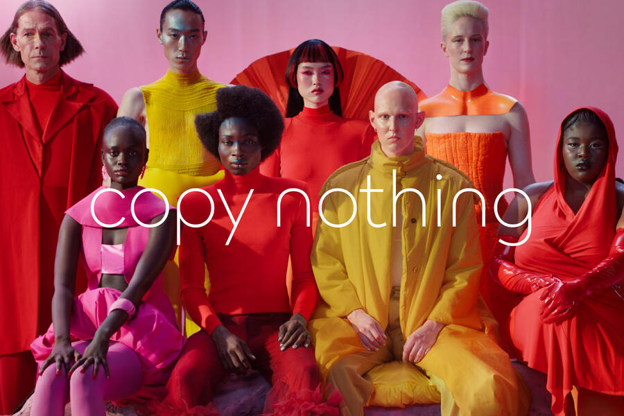 Jaguar 'Copy Nothing' ad still