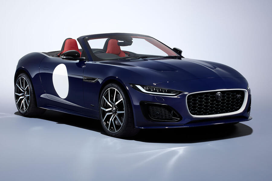 Jaguar f type zp edition convertible front three quarter