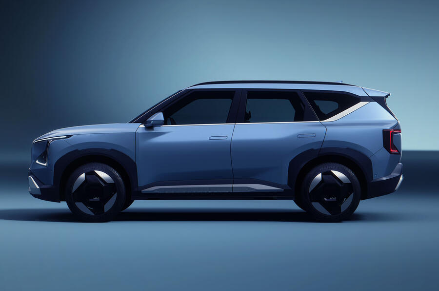 kia ev5 in studio side