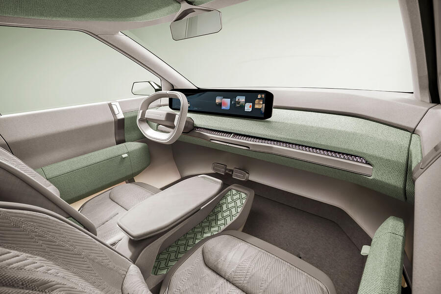 Kia Concept EV3 dashboard