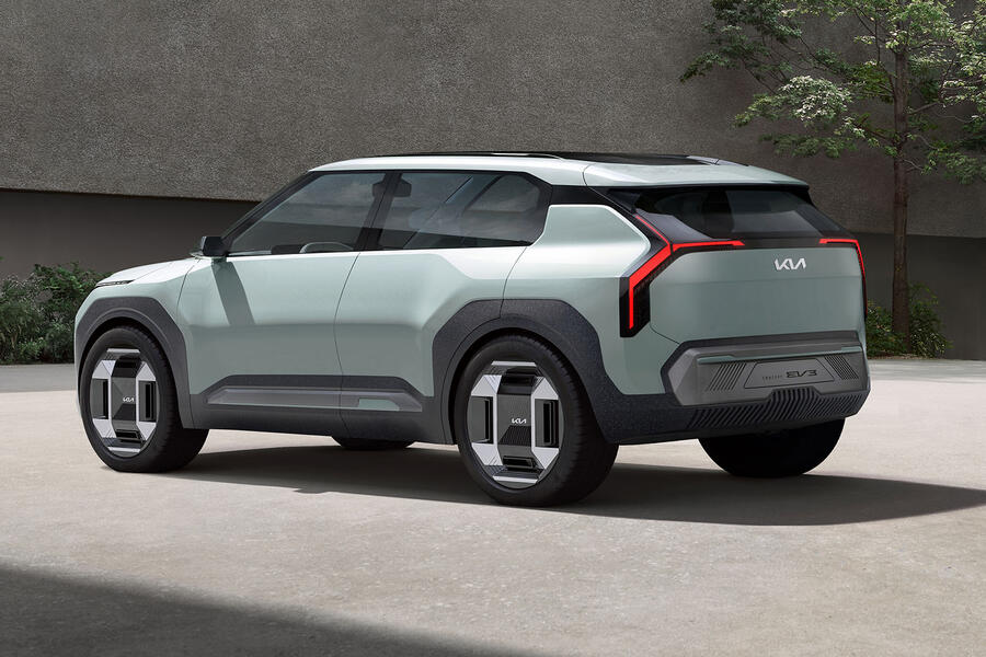Kia Concept EV3 rear quarter