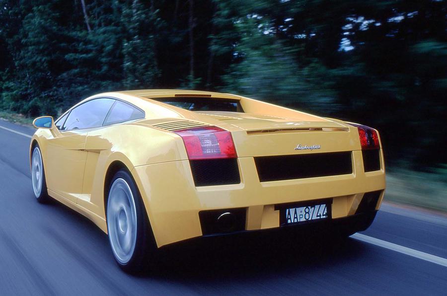 Lamborghini gallardo rear view
