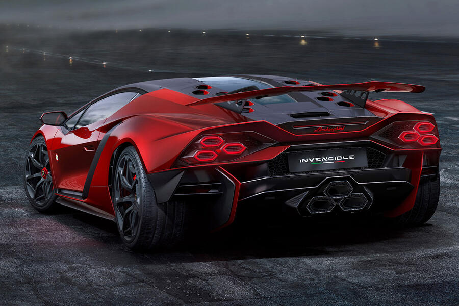 Lamborghini invencible rear