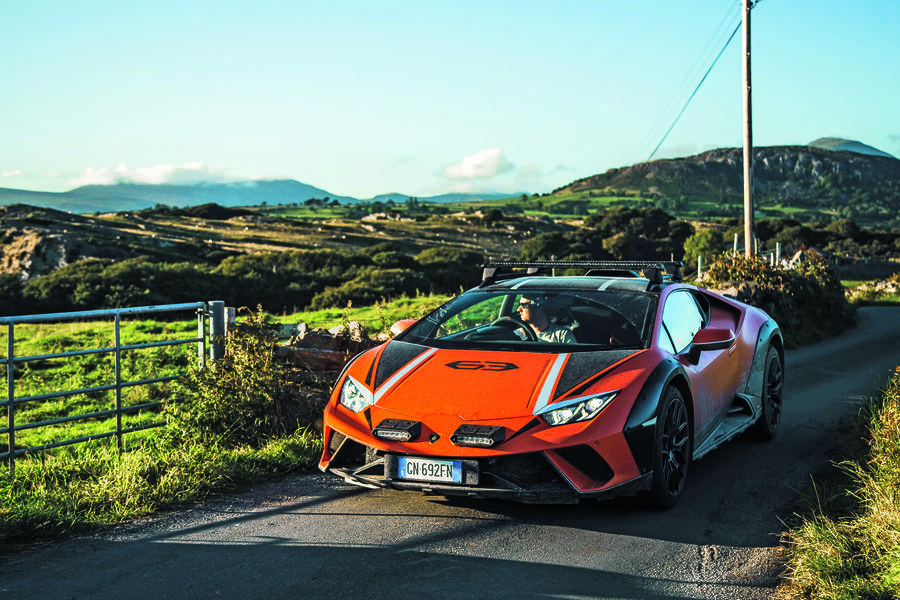 Lamborghini huracan sterrato with richard lane