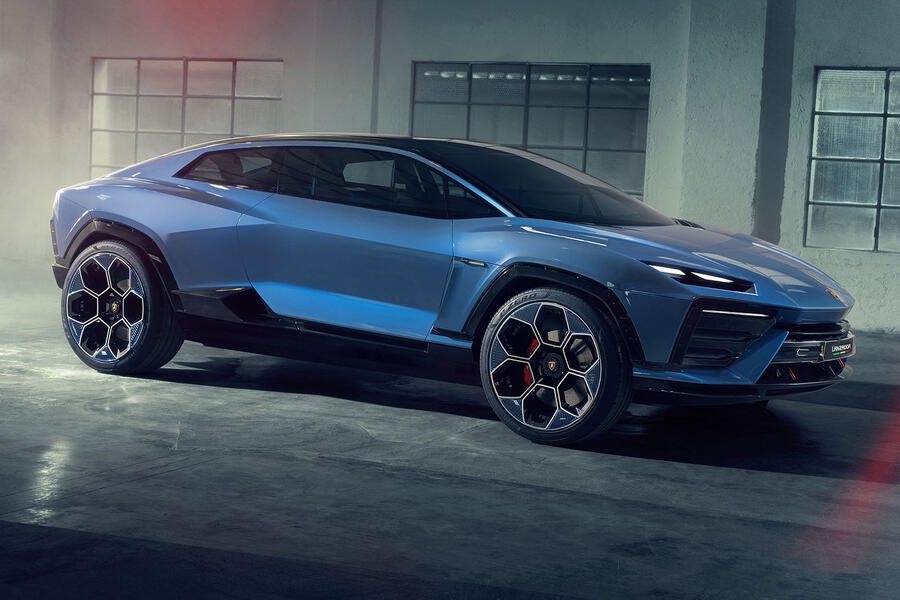 Lamborghini lanzador concept front three quarter