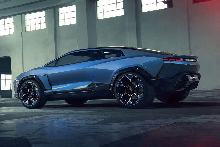 Lamborghini lanzador concept rear three quarter