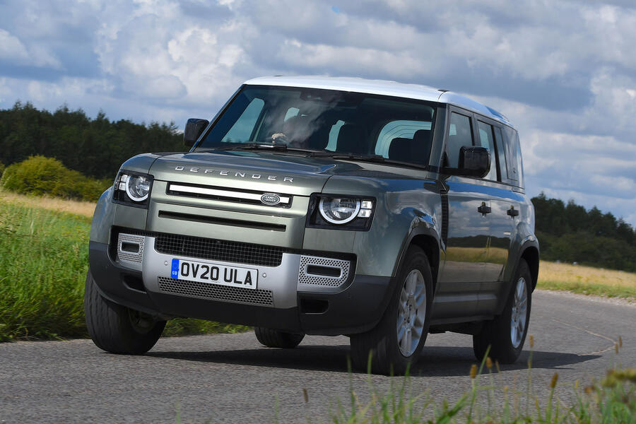 Land rover defender 2020 front quarter tracking 0
