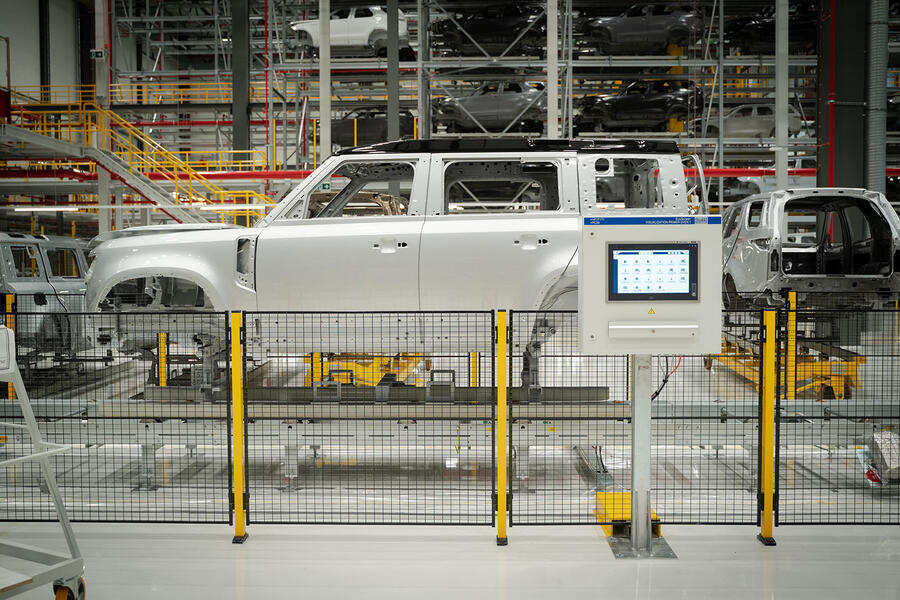 Land rover defender production