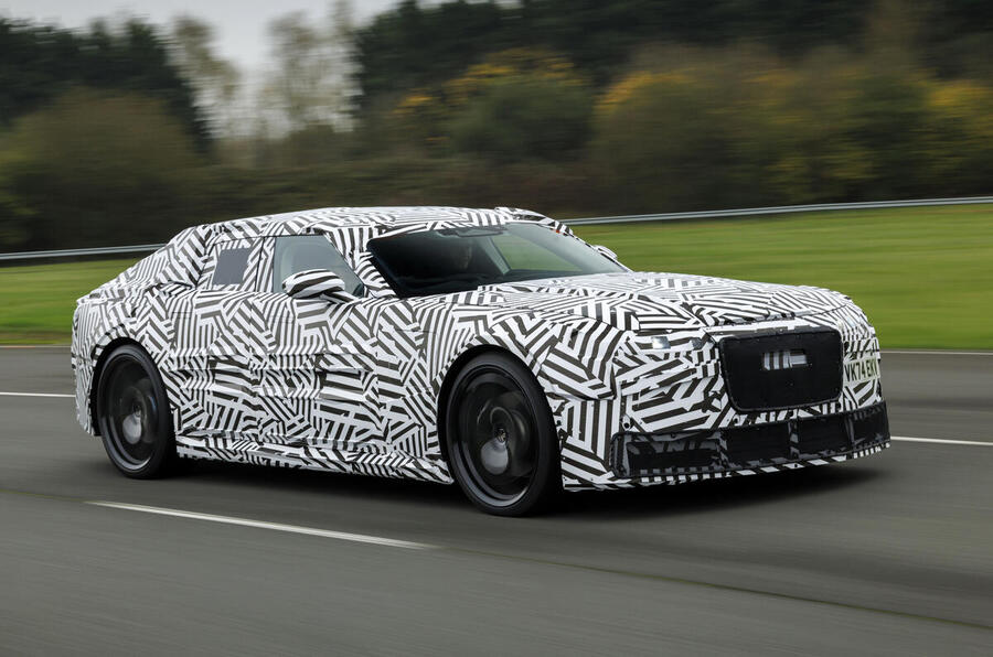 Jaguar GT prototype testing â€“ front quarter tracking