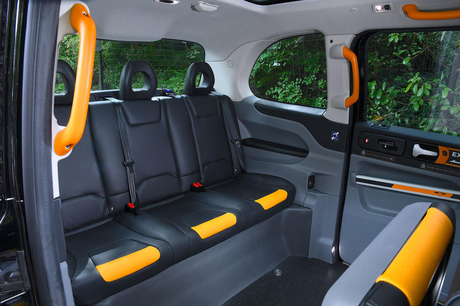 Levc tx taxi review 2023 19 rear seats 0