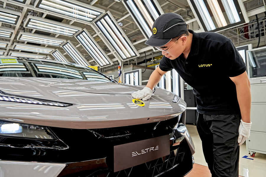 Lotus eletre final assembly wuhan