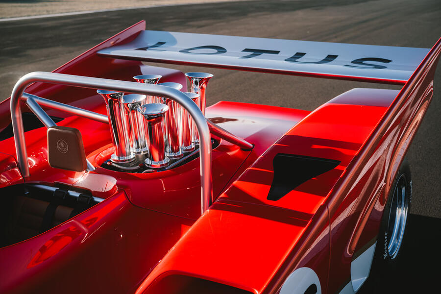 Lotus Type 66 engine intakes