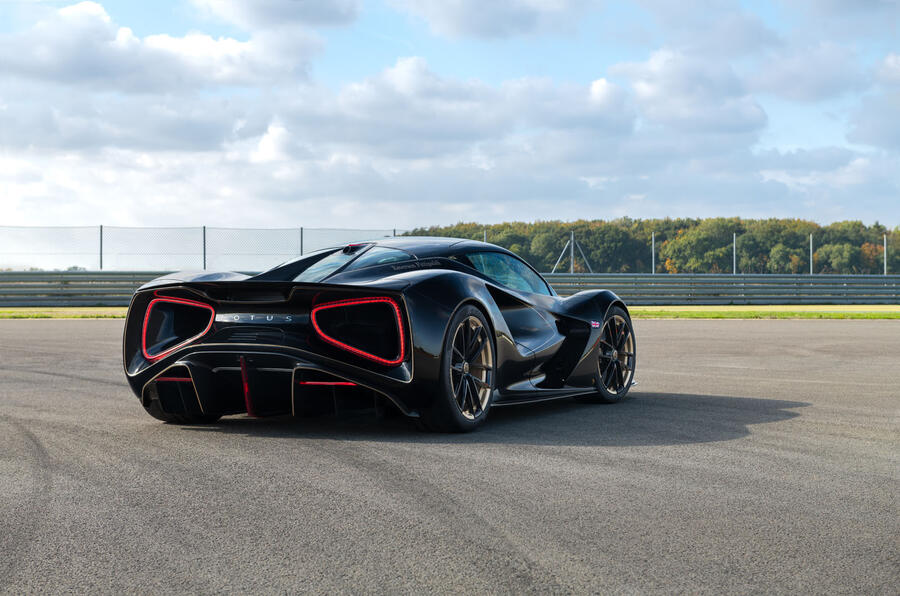 Lotus Evija on the Racetrack