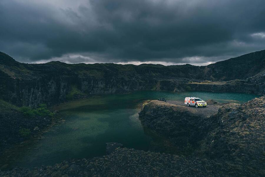 Luc disused quarry shot