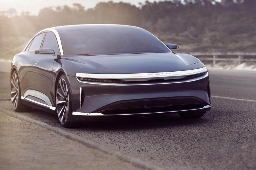 Two-Tone Lucid Air Takes A Bow In Monterey | Carscoops