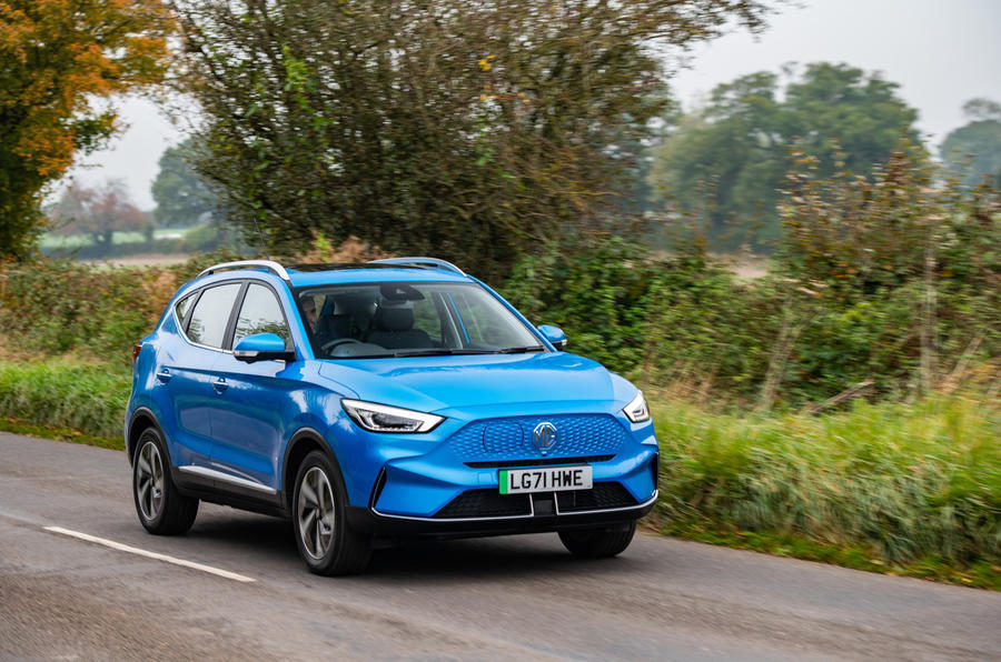 MG ZS EV front tracking