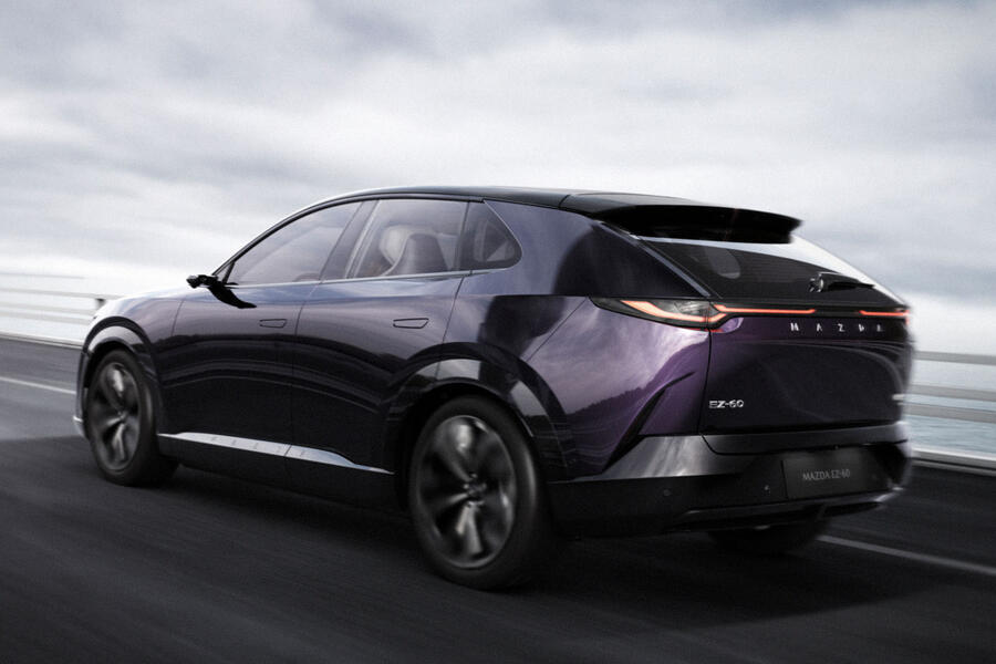 Mazda EZ-60 rear quarter tracking