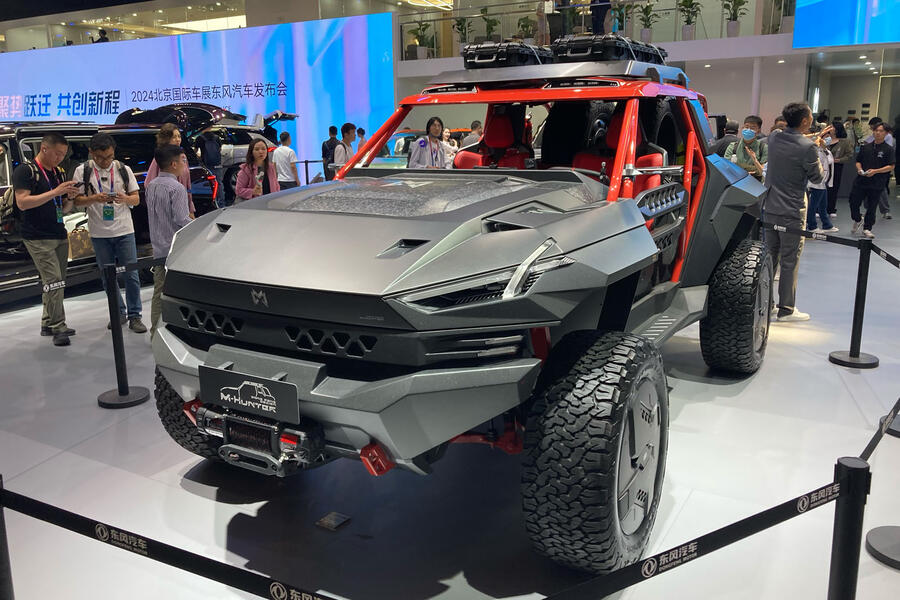 Mengshi M-Hunter at Beijing motor show â€“ front quarter