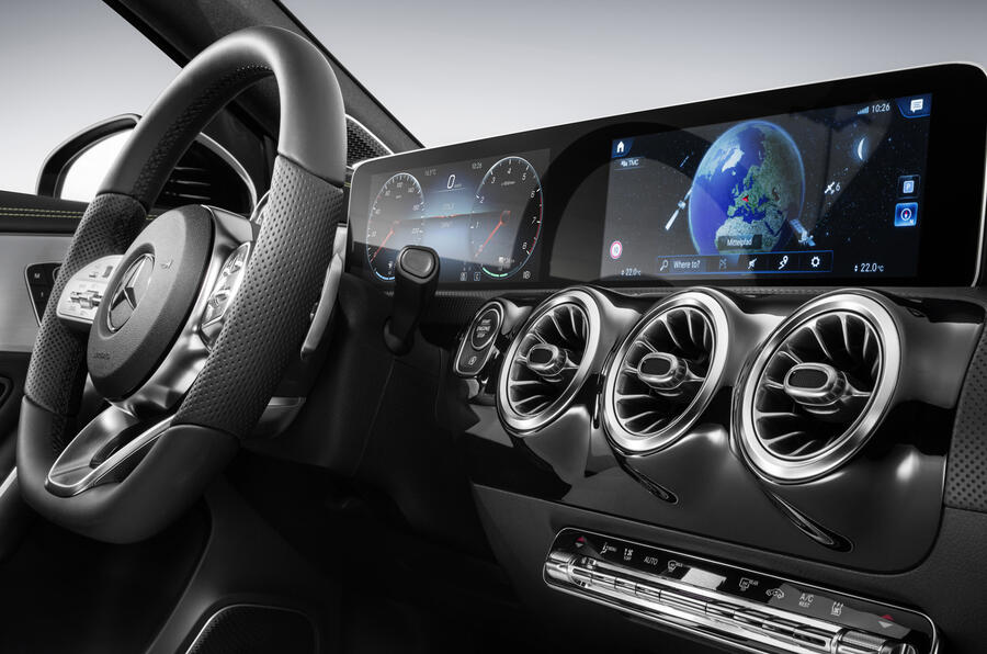 Mercedes Benz Showcases New A Class S Luxury Interior