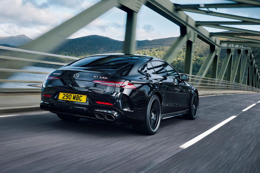 Mercedes amg gt63s performance 4 door 03 tracking rear 0