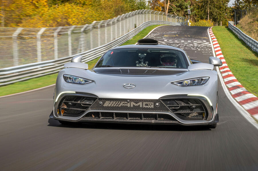 Mercedes amg one nurburgring lap record front 0