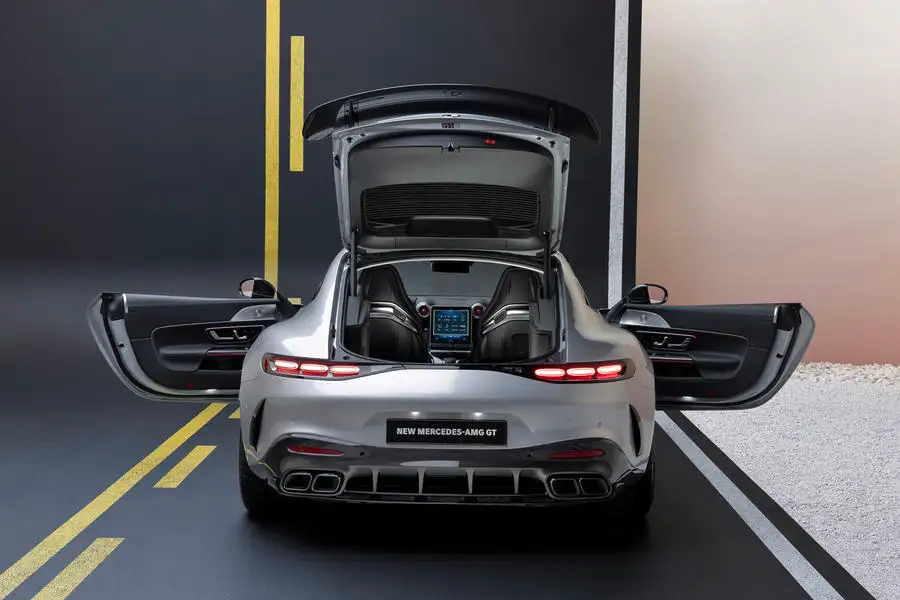 Mercedes AMG GT all doors open