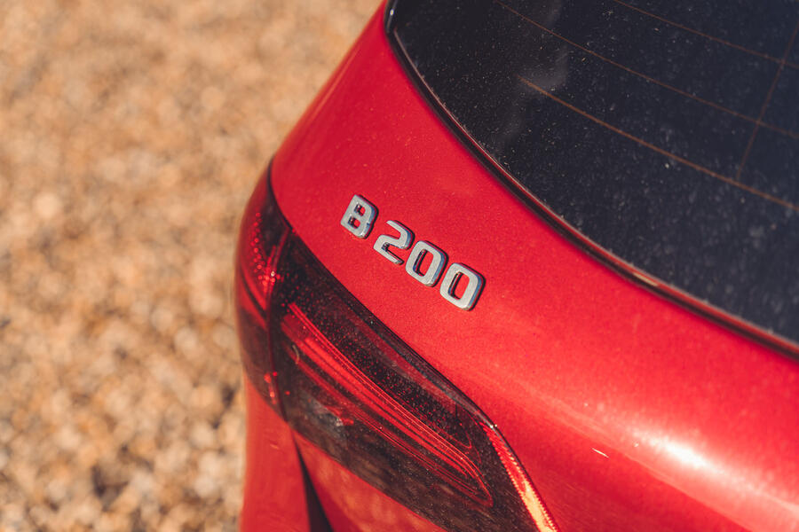 Mercedes B200 boot badge