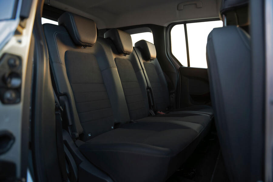 Mercedes benz eqt review 2023 19 rear seats 0