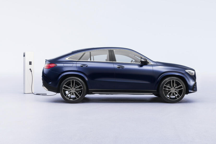 Mercedes benz gle coupe side