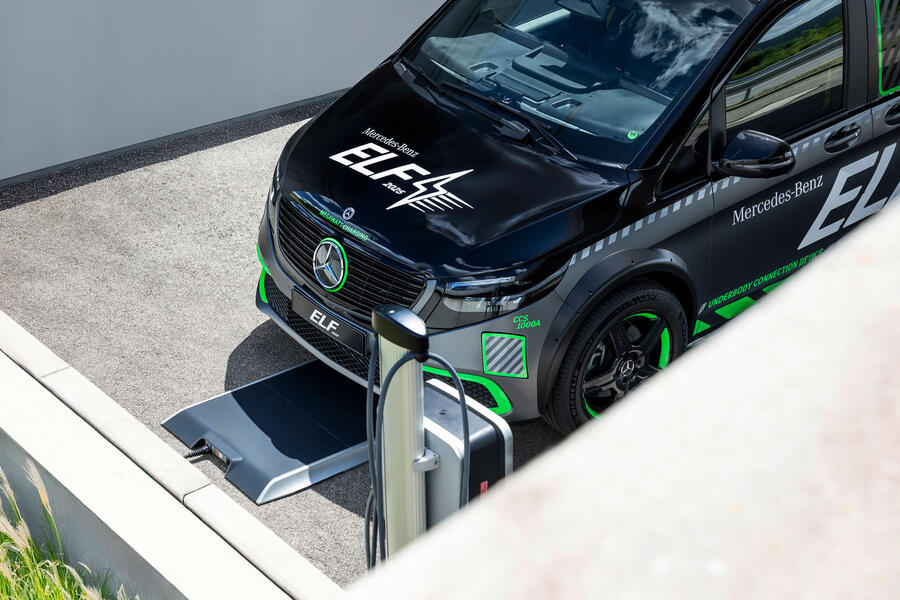 Mercedes ELF inductive charging