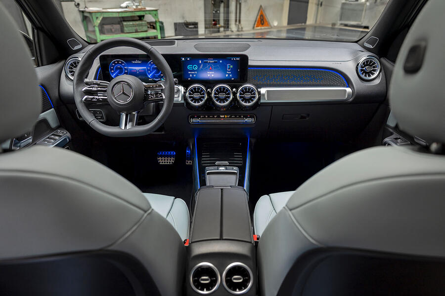 mercedes eqb interior wide