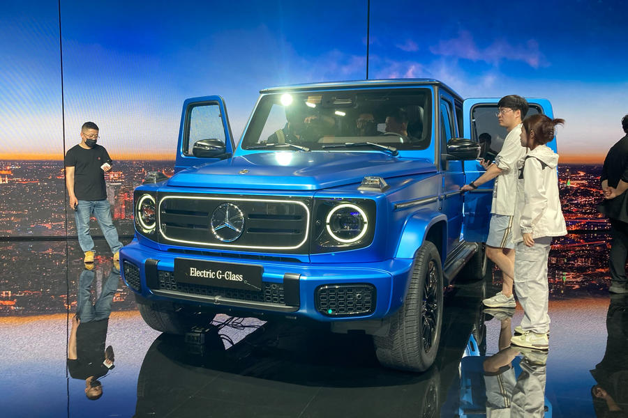 Mercedes G580 with EQ Technology at Beijing motor show – front