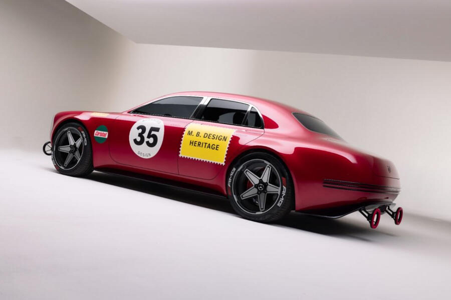 Mercedes Red Pig reimagined – rear