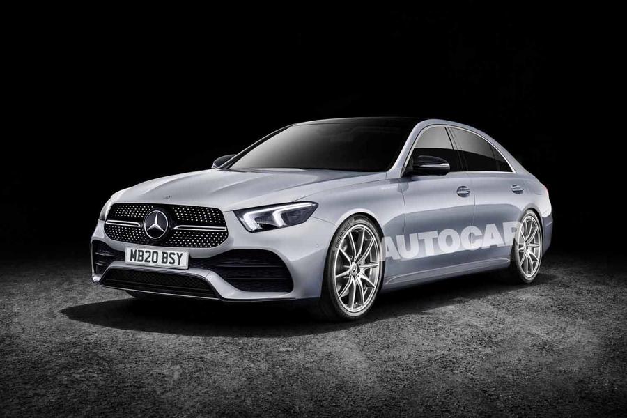 2020 Mercedes S Class Seen Testing With Less Disguise Autocar