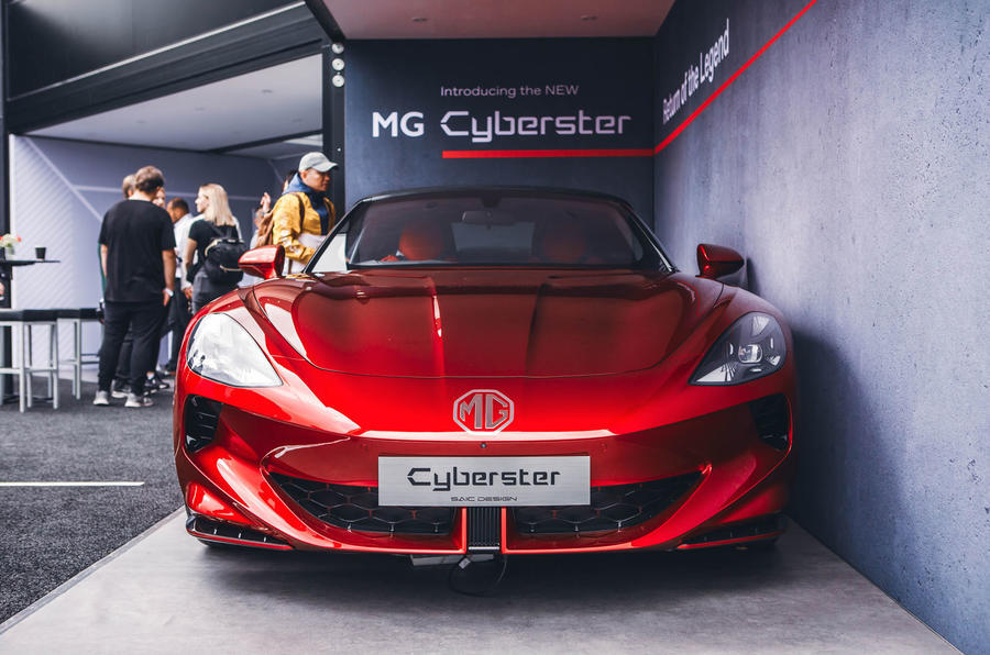 MG Cyberster no Goodwood Festival of Speed ​​2023 – frente