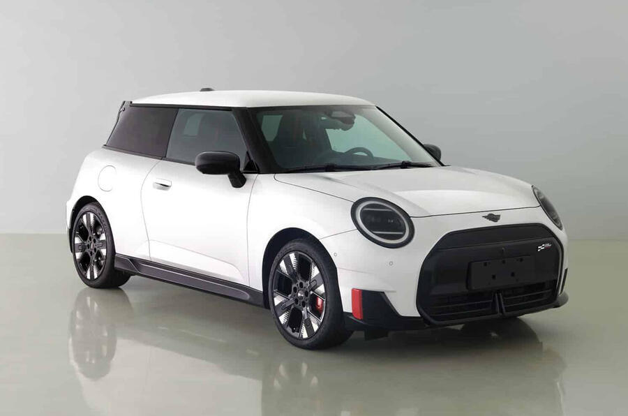Mini John Cooper Works E priekinė dalis – Kinijos MIIT nuotraukos