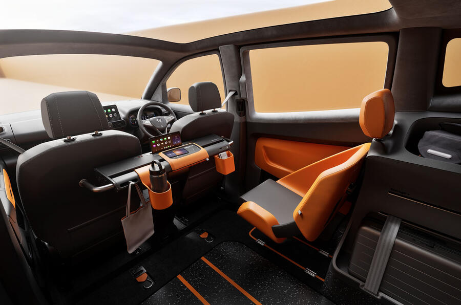 Callum wheelchair accessible EV eVita interior