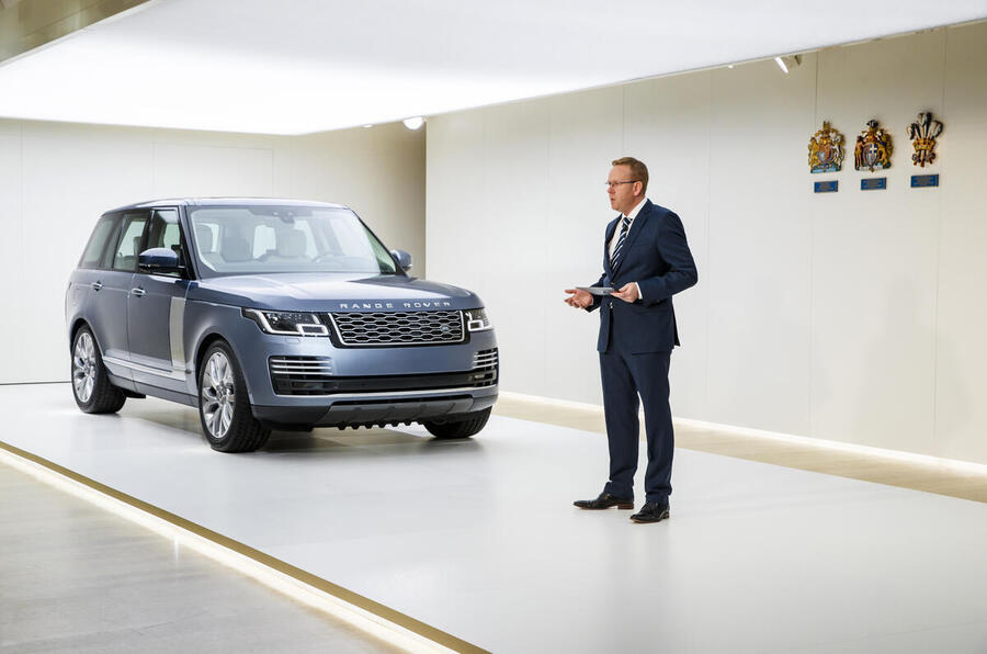 Nick Collins with Range Rover