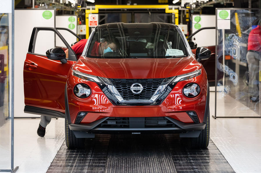 Nissan juke production line sunderland
