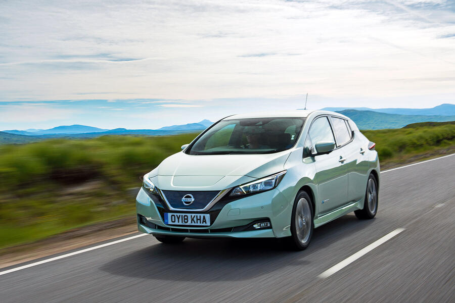 Nissan leaf motorway on sale range